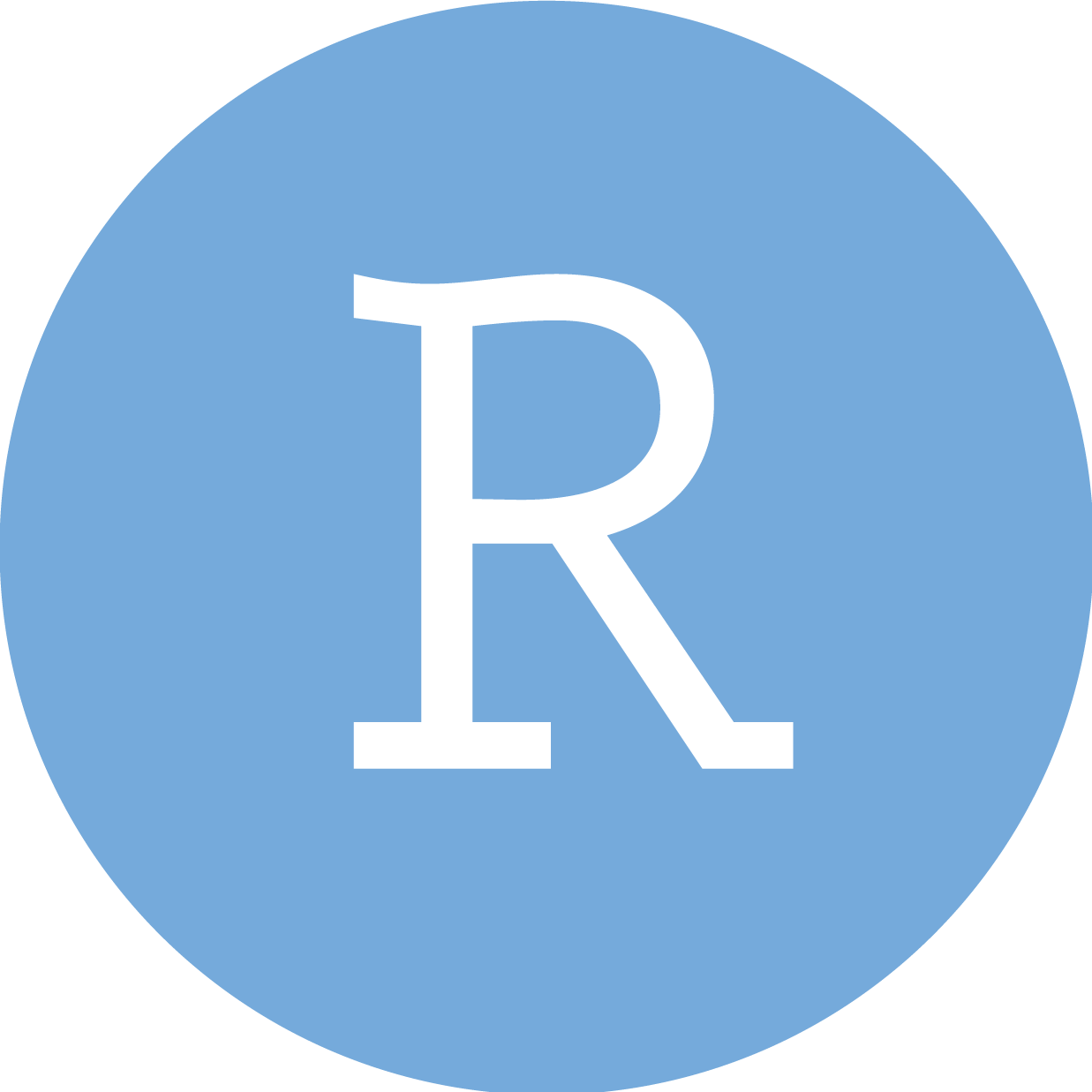 RStudio logo.
